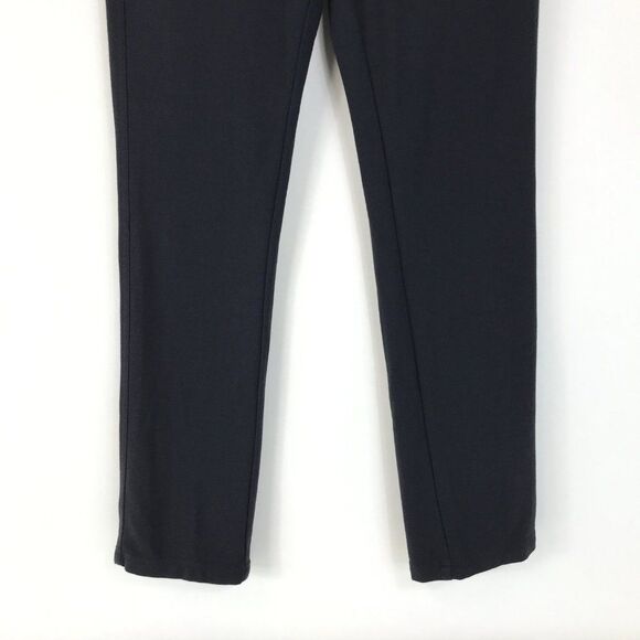 NYDJ Straight Leg Dress Pants Women's Size 10 Petite Gray Stretch Knit Mid Rise - Picture 2 of 14